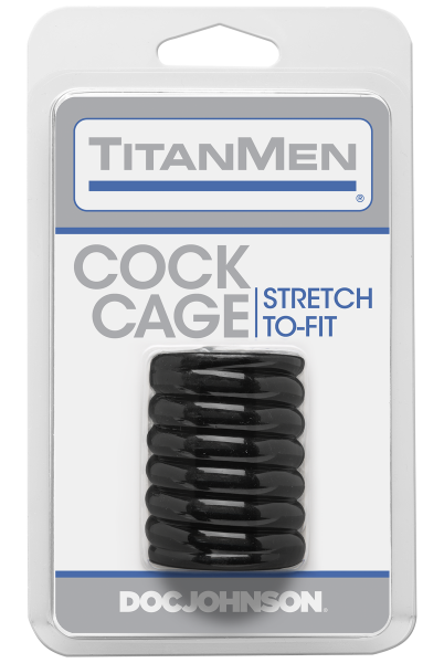 Titanmen Cock Cage Black - ACME Pleasure