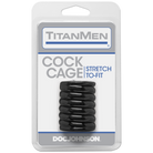 Titanmen Cock Cage Black - ACME Pleasure