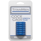 Titanmen Cock Cage Blue - ACME Pleasure