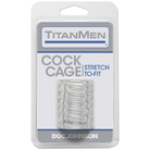 Titanmen Cock Cage Clear - ACME Pleasure