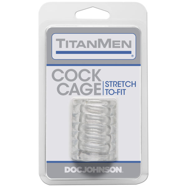 Titanmen Cock Cage Clear - ACME Pleasure