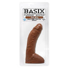 Basix Rubber 10 inches Fat Boy Brown Dildo - ACME Pleasure