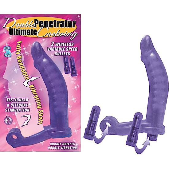 Double Penetrator C-Ring Purple - ACME Pleasure