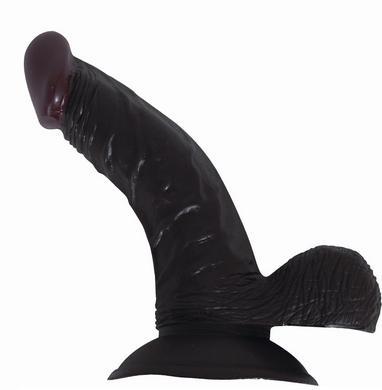 All American Whopper Vibrating Dong, Balls 7 inches Brown - ACME Pleasure