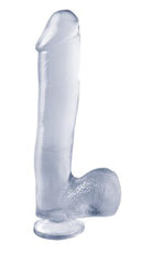 Basix Dong Suction Cup 10 Inch Clear - ACME Pleasure