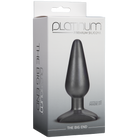 Platinum Premium Silicone The Big End Charcoal Plug - ACME Pleasure