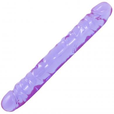 Jellies Jr 12in Double Dong - Purple - ACME Pleasure