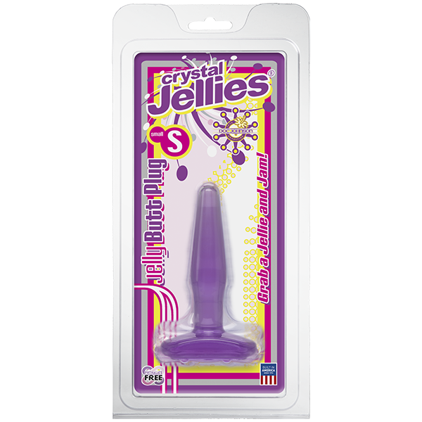 Crystal Jellies Butt Plug Purple Small - ACME Pleasure