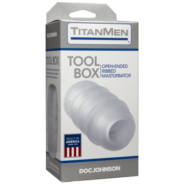 Titanmen Tool Box Clear Stroker - ACME Pleasure