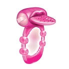 Nubbie Tongue Magenta Pink Vibrating Cock Ring - ACME Pleasure