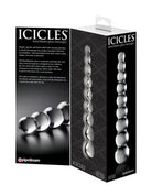 Icicles No 2 Glass Anal Beads Clear - ACME Pleasure