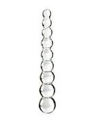 Icicles No 2 Glass Anal Beads Clear - ACME Pleasure