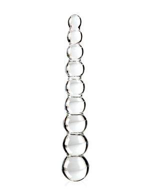 Icicles No 2 Glass Anal Beads Clear - ACME Pleasure