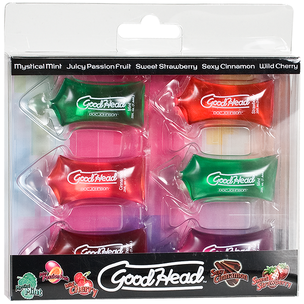 Goodhead Oral Sex Gel Pillow Paks 6 Pack - ACME Pleasure