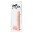 Basix Rubber Works 12 inches Dong Suction Cup Beige - ACME Pleasure
