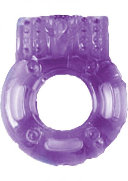 Macho Vibrating Cockring Purple - ACME Pleasure