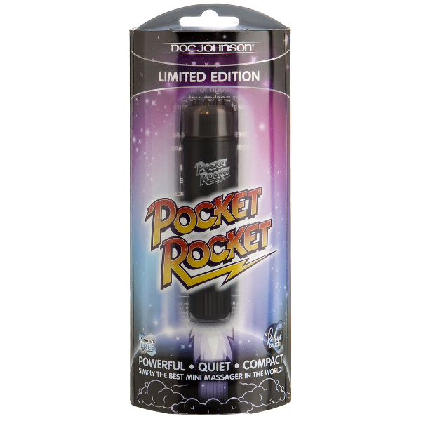 Pocket Rocket Limited Edition Black Massager - ACME Pleasure