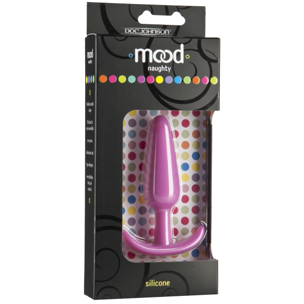 Mood Naughty Medium Pink Silicone Butt Plug - ACME Pleasure