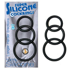 Super Silicone Cockrings 3 (black) - ACME Pleasure