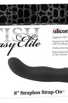 Fetish Fantasy Elite 8 inches Strapless Strap On Black - ACME Pleasure