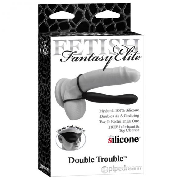 Fetish Fantasy Elite Double Trouble Black Strap On - ACME Pleasure