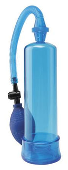 Pump Worx Beginners Power Pump With Cock Ring Blue - ACME Pleasure