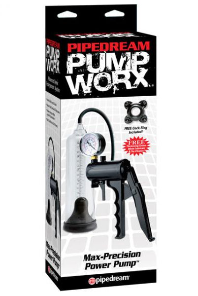 Pump Worx Max Precision Power Pump Black - ACME Pleasure