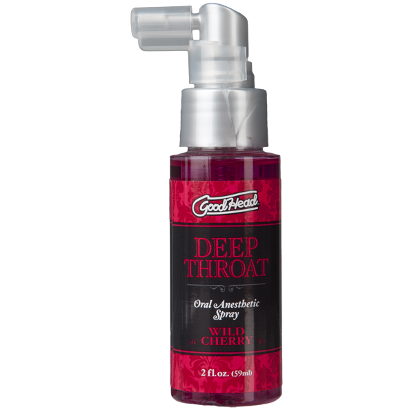 Goodhead Deep Throat Oral Anesthetic Spray Wild Cherry 2oz - ACME Pleasure