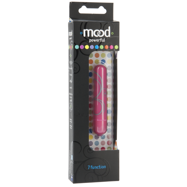 Mood Powerful 7 Function Small Bullet Vibrator Pink - ACME Pleasure