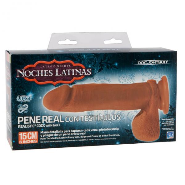 Noches Latinas 6 inches UR3 Realistic Cock Tan Dildo - ACME Pleasure