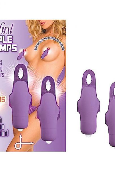 My First Nipple Clamps Purple - ACME Pleasure
