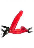 Double Penetrator Strap-On Cock Ring Red - ACME Pleasure