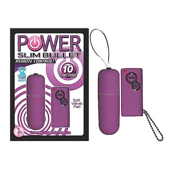 Power Slim Bullet Remote Control (purple) - ACME Pleasure