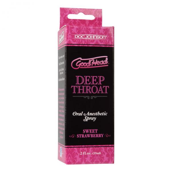 Goodhead Deep Throat Spray Sweet Strawberry 2oz - ACME Pleasure