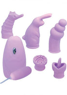 Elite Collection Vibrating Bullet 5 Changeable Sleeves - Purple - ACME Pleasure