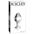 Icicles No 25 Glass Anal Plug Clear - ACME Pleasure