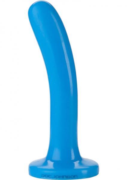 Platinum Premium Silicone The Slim Dildo - Blue - ACME Pleasure