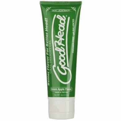 Goodhead Oral Delight Gel Green Apple 4oz Tube - ACME Pleasure