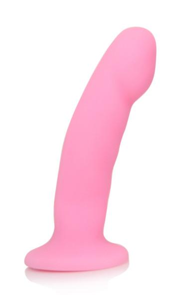 Luxe Cici Pure Silicone Pink Dildo - ACME Pleasure