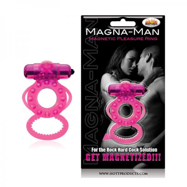 Magna Man Magnetic Ring Magenta - ACME Pleasure