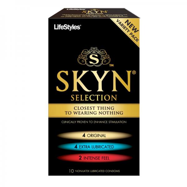 Lifestyles Skyn Selection Non Latex Condoms 10 Pack - ACME Pleasure