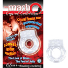 The Macho Crystal Collection Vibrating Cock Ring (clear) - ACME Pleasure