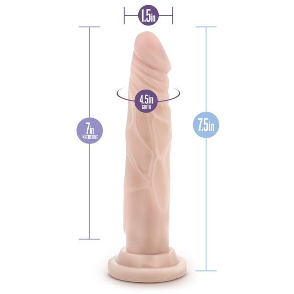 Realistic Dildo - Basic 7.5 - Beige - ACME Pleasure