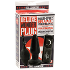 Deluxe Wonder Plug Inflatable Vibrating Black - ACME Pleasure