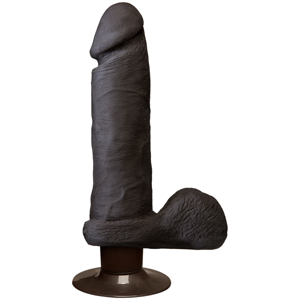 The Vibro Realistic Cock UR3 Vibrator 8 Inch - Brown - ACME Pleasure