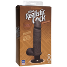 The Vibro Realistic Cock UR3 Vibrator 8 Inch - Brown - ACME Pleasure