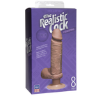 The Vibro Realistic Cock UR3 Vibrator 8 Inch - Tan - ACME Pleasure