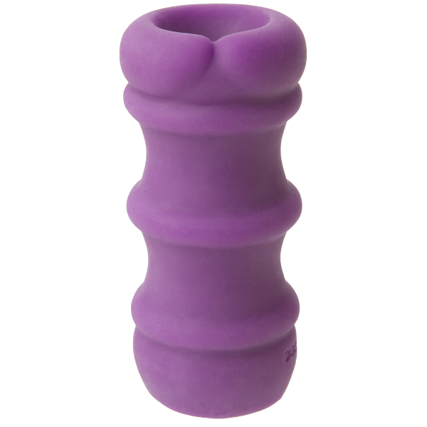 Mood Pleaser Thick Ribbed Purple Masturbator - ACME Pleasure