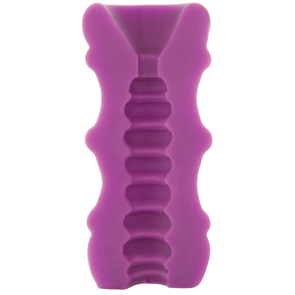 Mood Pleaser Thick Ribbed Purple Masturbator - ACME Pleasure