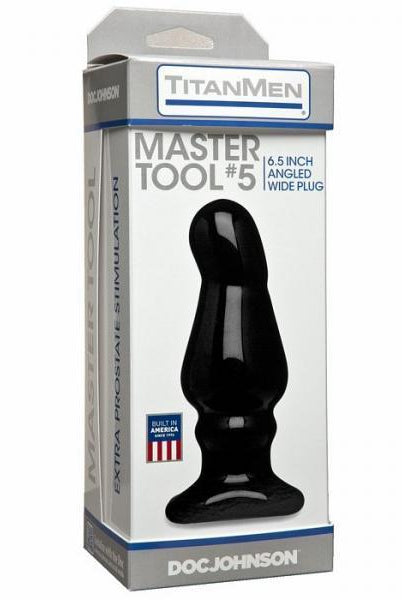 Titanmen Master Tool #5 Black Angled Wide Probe - ACME Pleasure